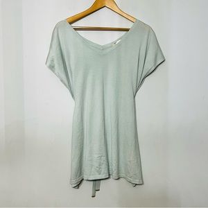 Fioroni Cashmere Silk Wool Top Minimalist‎ Lagenlook Open Sleeves Womens Italy